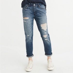 Abercrombie Ames Slim Boyfriend Jean